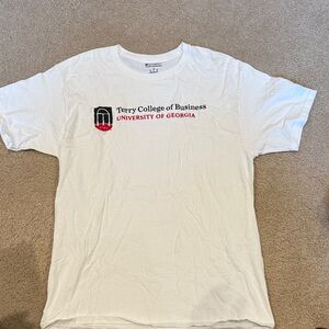 UGA Champion White University of Georgia Terry College Tee